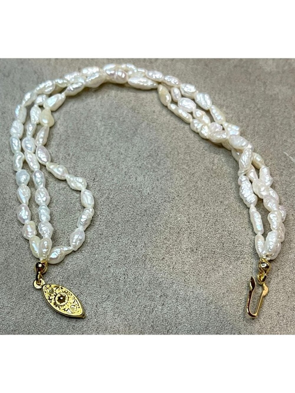 Vintage Lucoral Freshwater Seed Pearl Multi Strand Bracelet